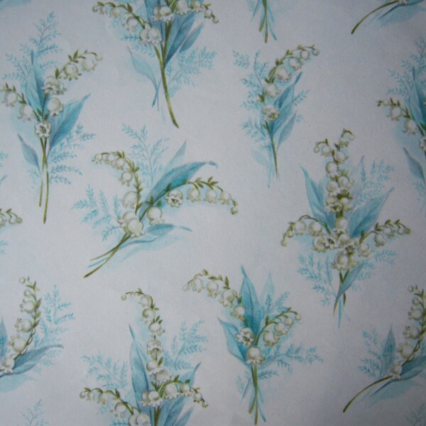 Lilly of the Valley Vintage Wrapping Paper
