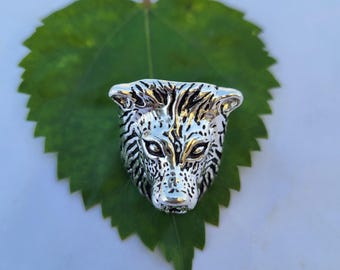 925 Sterling Silver Lion Head Ring – King of the Jungle Jewelry, Bold Animal Totem Ring |