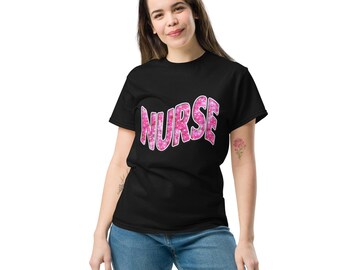 NURSE Spring Flowers Unisex classic tee