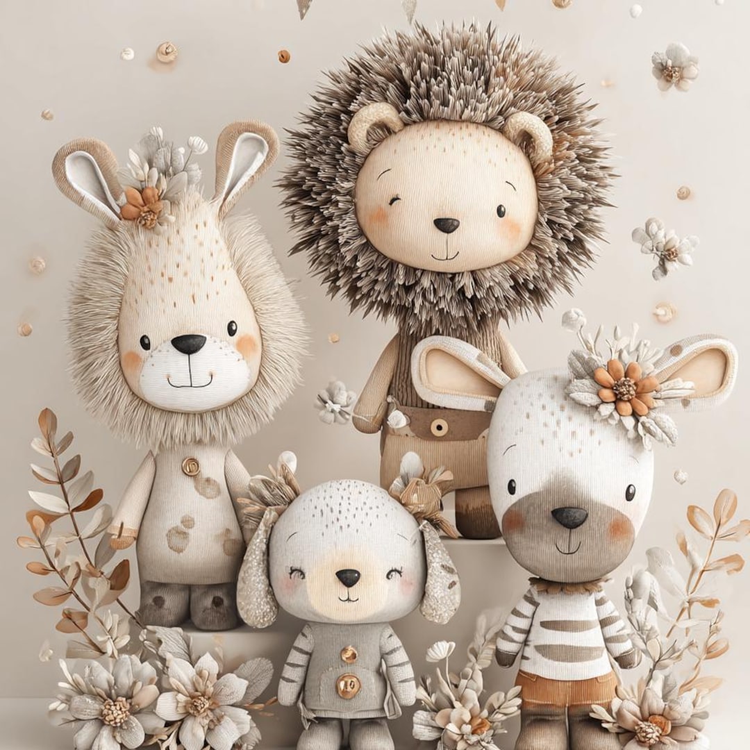 Safari Animal Nursery Prints: Gender Neutral Baby Room Wall Art - Etsy