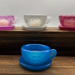 Tea cup candle holder or trinket box