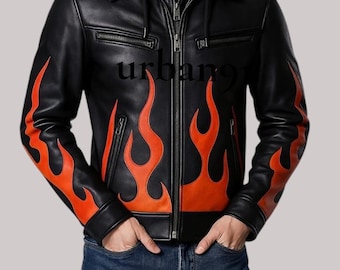 Vintage Sally & John Soft Black Leather Motorcycle Zip up Leather