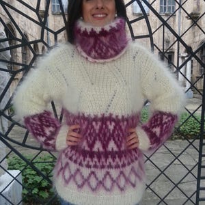 Hand-Knitted Mohair Sweater – Light, Soft & Luxuriously Warm Made to Order by Superteo
