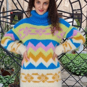 Hand-Knitted Mohair Sweater – Light, Soft & Luxuriously Warm Ready to Send by Superteo
