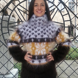 Hand-Knitted Mohair Sweater – Light, Soft & Luxuriously Warm Made to Order by Superteo
