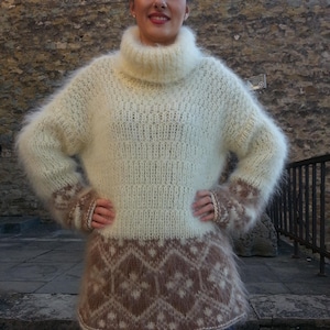 Hand-Knitted Mohair Sweater – Light, Soft & Luxuriously Warm Made to Order by Superteo