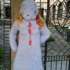Hand-Knitted Mohair Sweater – Light, Soft & Luxuriously Warm Ready to Send by Superteo knitted with 5 strands