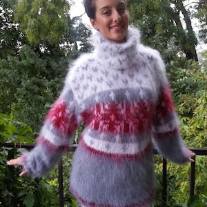 Hand-Knitted Mohair Sweater – Light, Soft & Luxuriously Warm Made to Order by Superteo