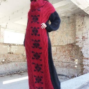 Handmade Mohair Dress – Soft, Fluffy, and Colorful Made to order by Superteo S-L