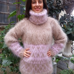 Hand-Knitted Mohair Sweater – Light, Soft & Luxuriously Warm Made to Order by Superteo