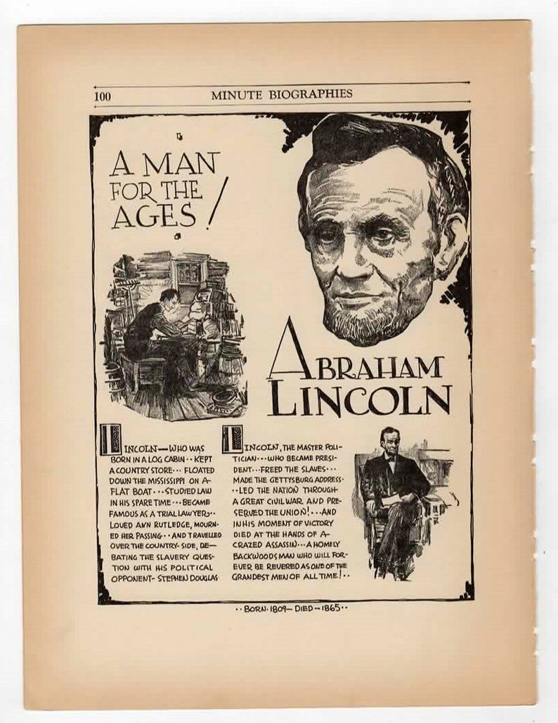 Abraham lincoln biography