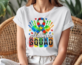Puzzle Ribbon Tee, Autism Awareness Unisex Shirt, Soft Modern Fit | Ring-Spun Cotton | Sizes XS-4XL