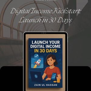 AI Side Hustle eBook: Launch Your Digital Income in 30 Days (PDF Guide)