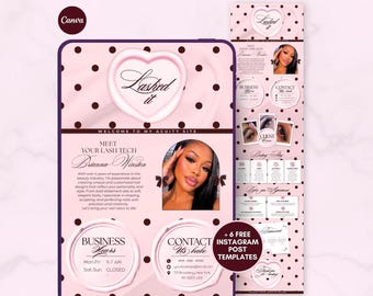 Acuity Scheduling Pink Polka Dots Acuity Template Lash Tech Acuity Booking Page Lashes Acuity Calendar Lash Artist Schedule Booking Website