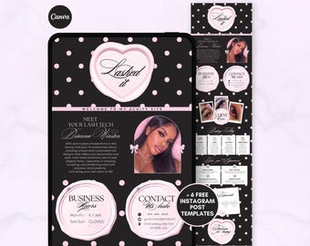 Acuity Scheduling Pink Polka Dots Acuity Template Lash Tech Acuity Booking Page Lashes Acuity Calendar Lash Artist Schedule Booking Website