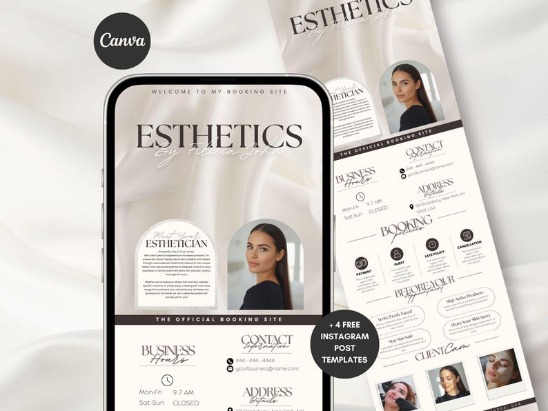 Esthetician Square Booking Site Template, Squarespace Scheduling Template, Esthetician Website, Esthetician Branding, Esthetician Scheduling
