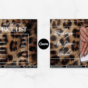 Acuity Scheduling Leopard Template Acuity Template Cheetah Nailtech Acuity booking site Nails Acuity Nail Schedule Acuity booking website image 8