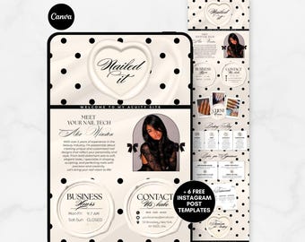 Creme Acuity Scheduling Polka Dots Acuity Template Nail Tech Acuity Kalender Nail Artist Acuity Scheduling Page Website