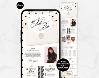 Creme Acuity Scheduling Polka Dots Acuity Template Nail Tech Acuity Calendar Nail Artist Acuity Nail Schedule Acuity Booking Page website