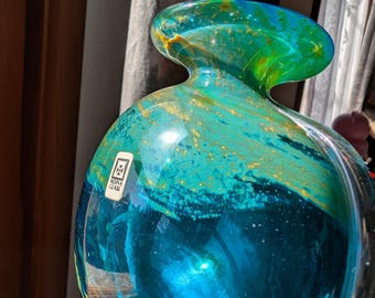 イムディーナガラス　花瓶 イムディーナガラス 花瓶 イムディーナガラス 花瓶 マルタの伝統工芸の