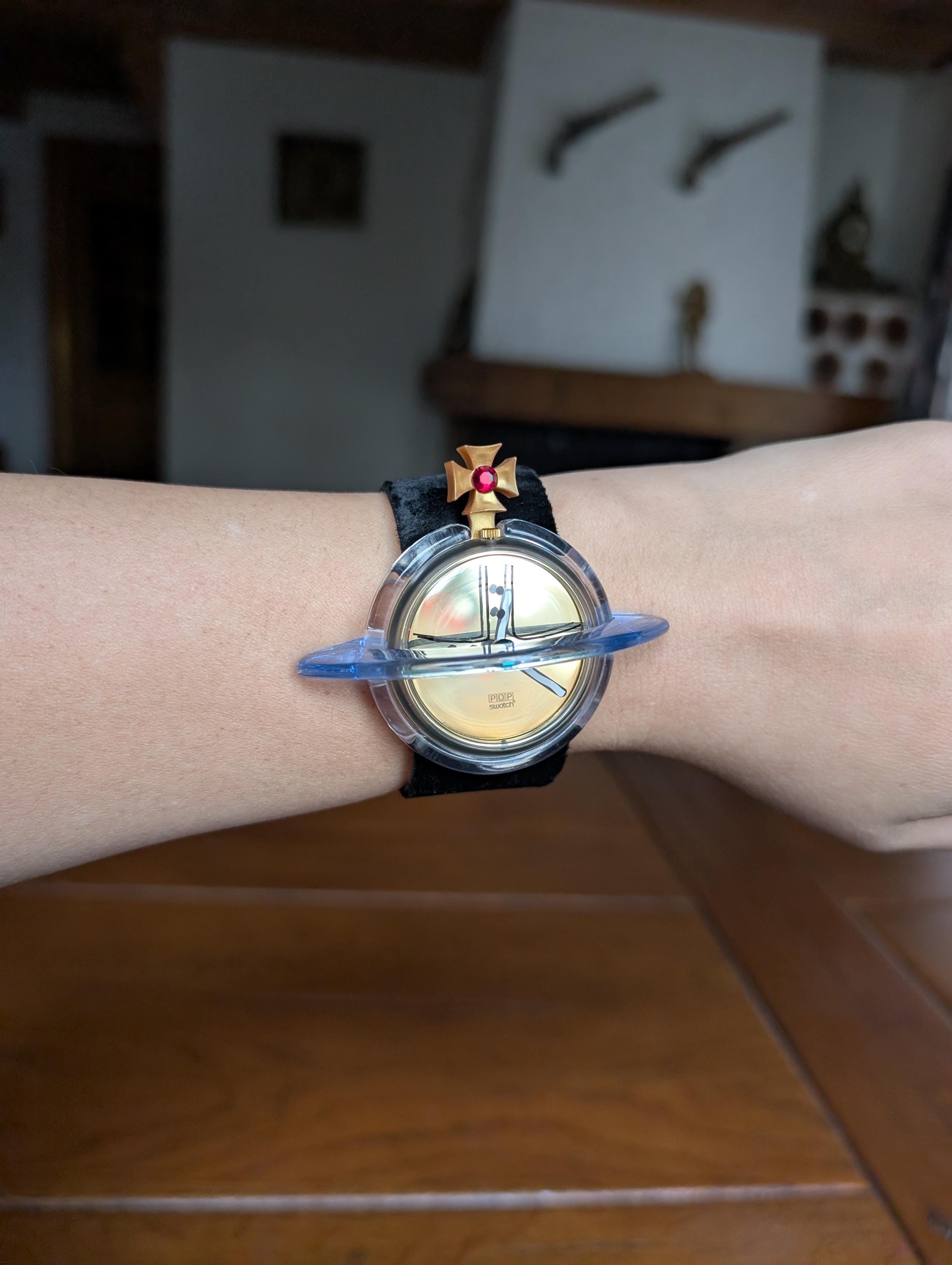 Pop Swatch Vivienne Westwood Swiss Made 1993 Vintage Planet Design