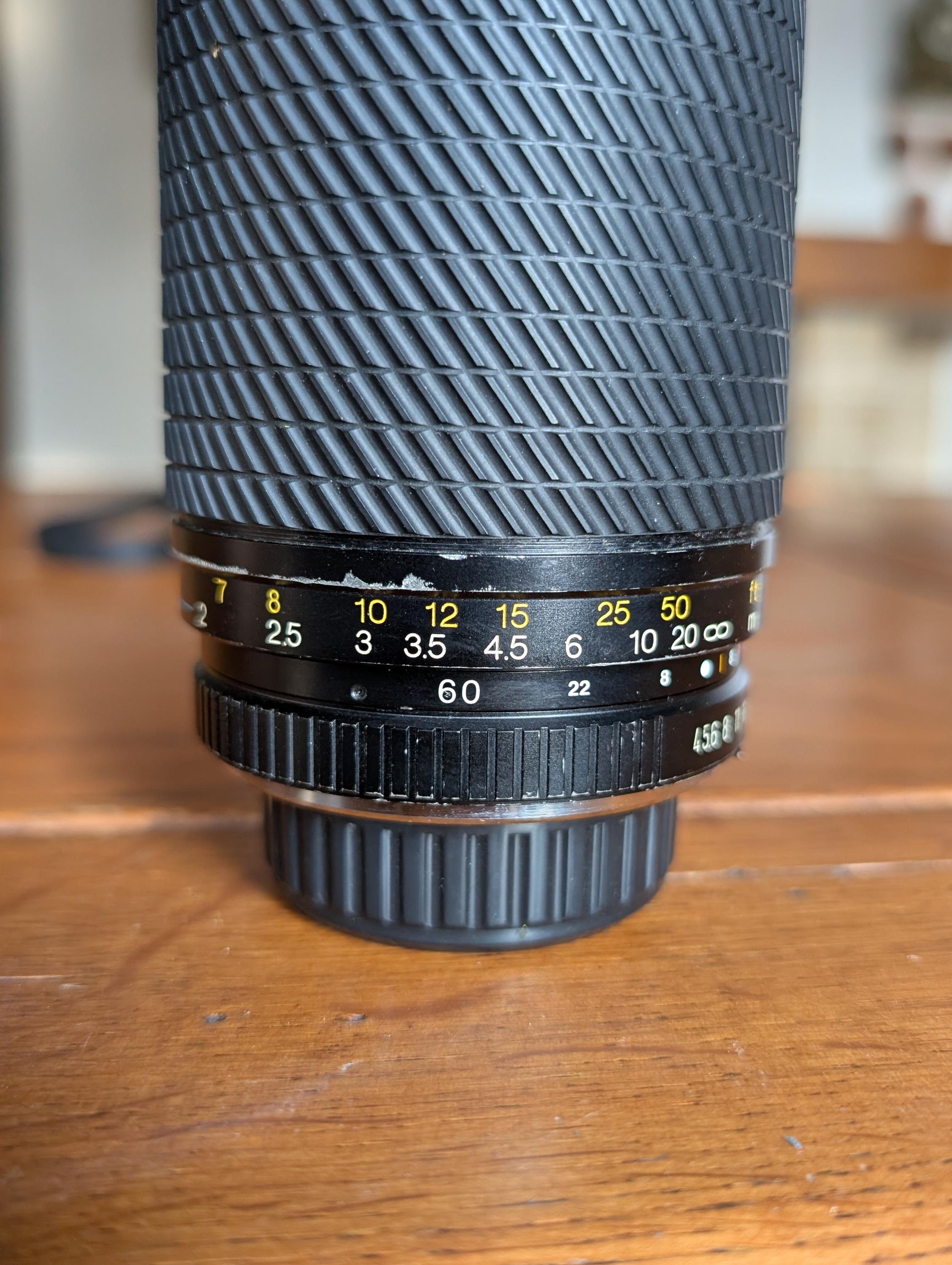 Tokina SZ-X ビンテージ 60-300 mm マニュアルフォーカスズームレンズ