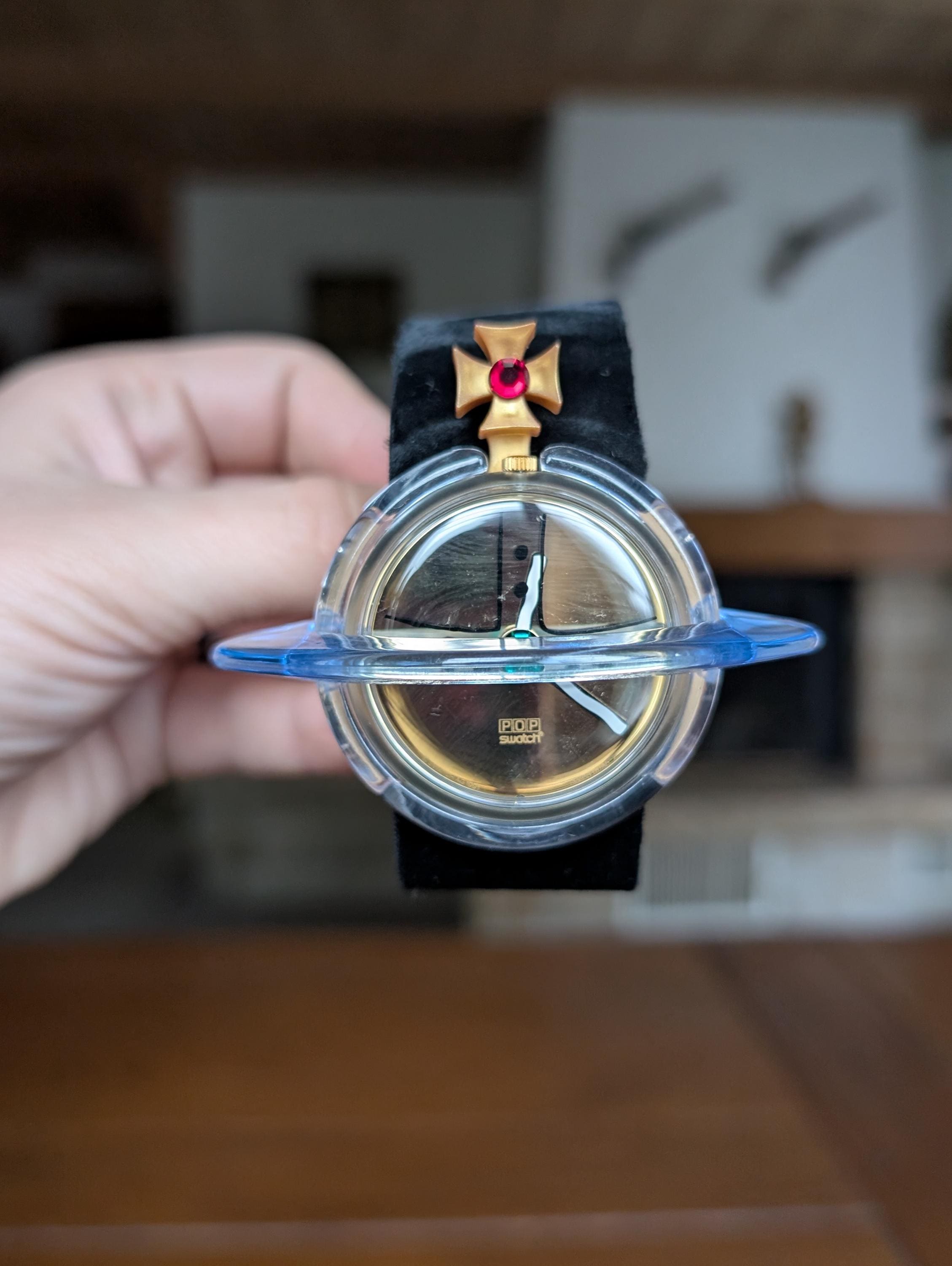 Pop Swatch Vivienne Westwood Swiss Made 1993 Vintage Planet Design