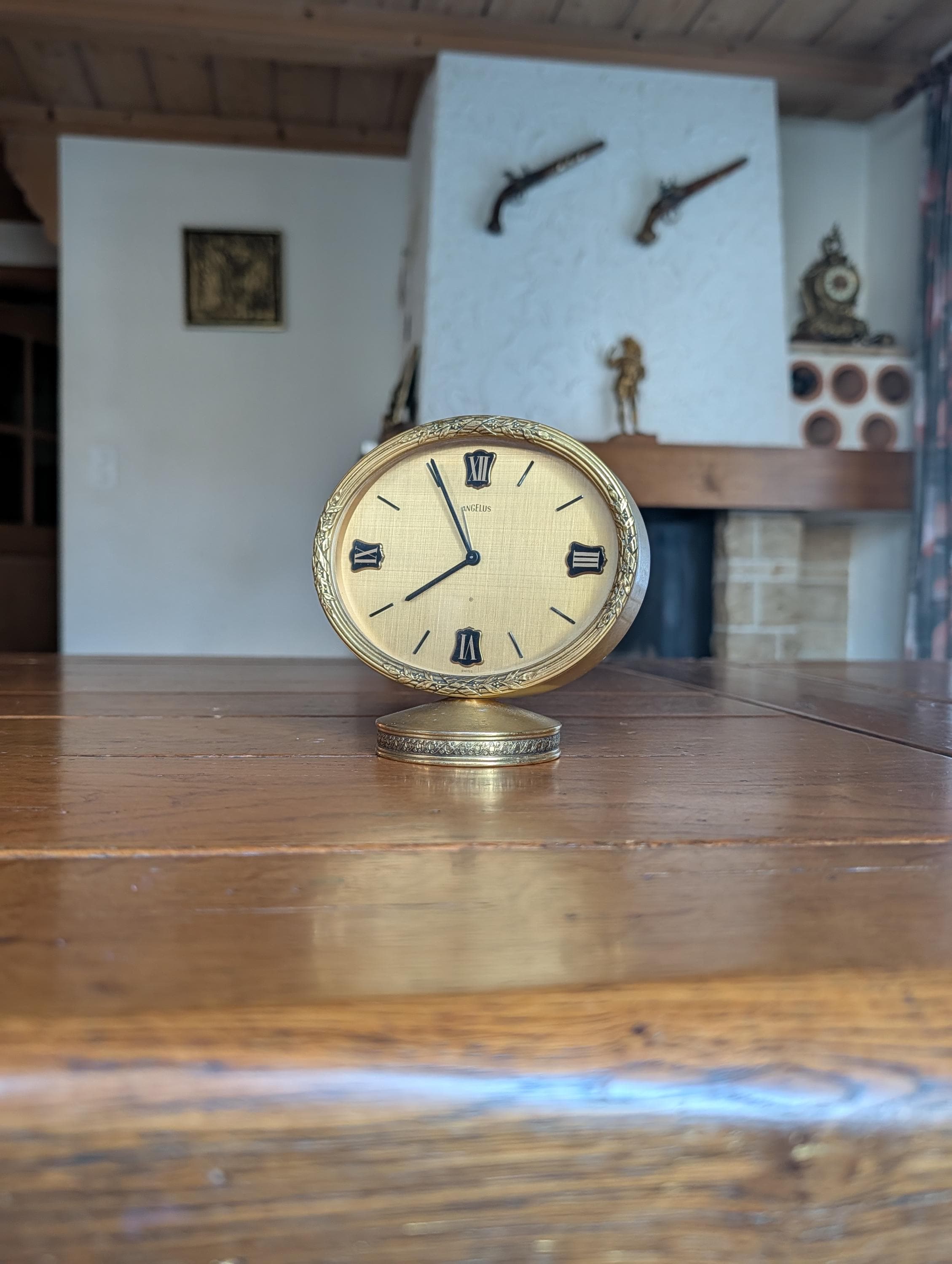 Angelus Table Clock - Etsy