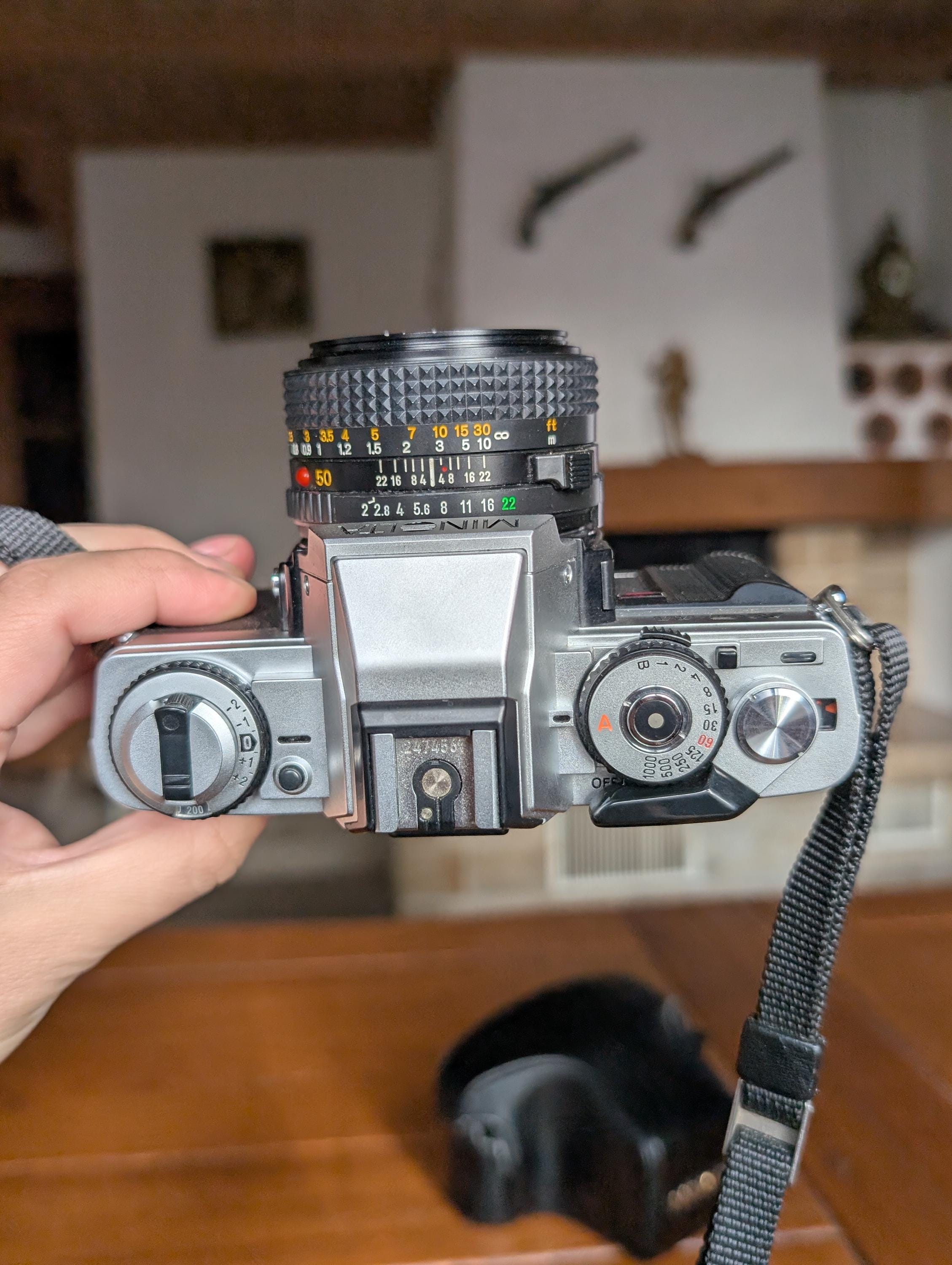 Minolta XG-M Vintage Film Camera With MD 50mm F/2 Manual Focus