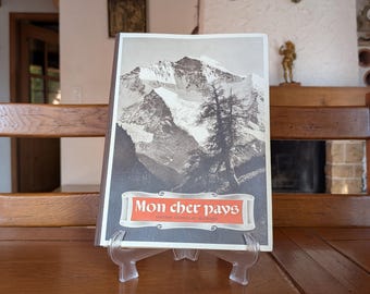Vintage Swiss Photo Book: Suchard Chocolat, “Mon cher pays”