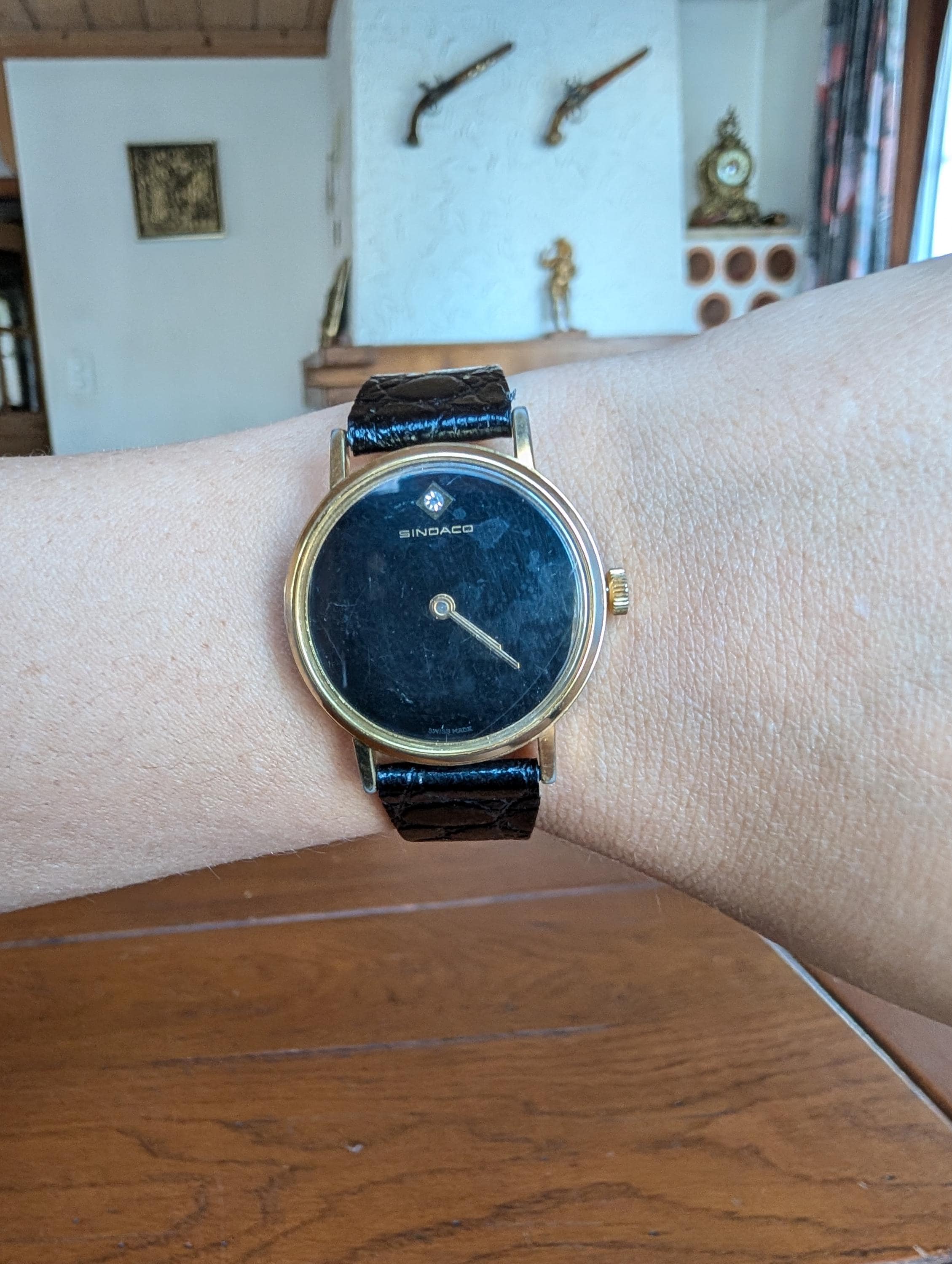 18k gold swiss watch - Etsy 日本