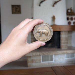 Swiss vintage Schützenmedaille shooting medal Bernerische Schützenveteranen by region for medallion collector
