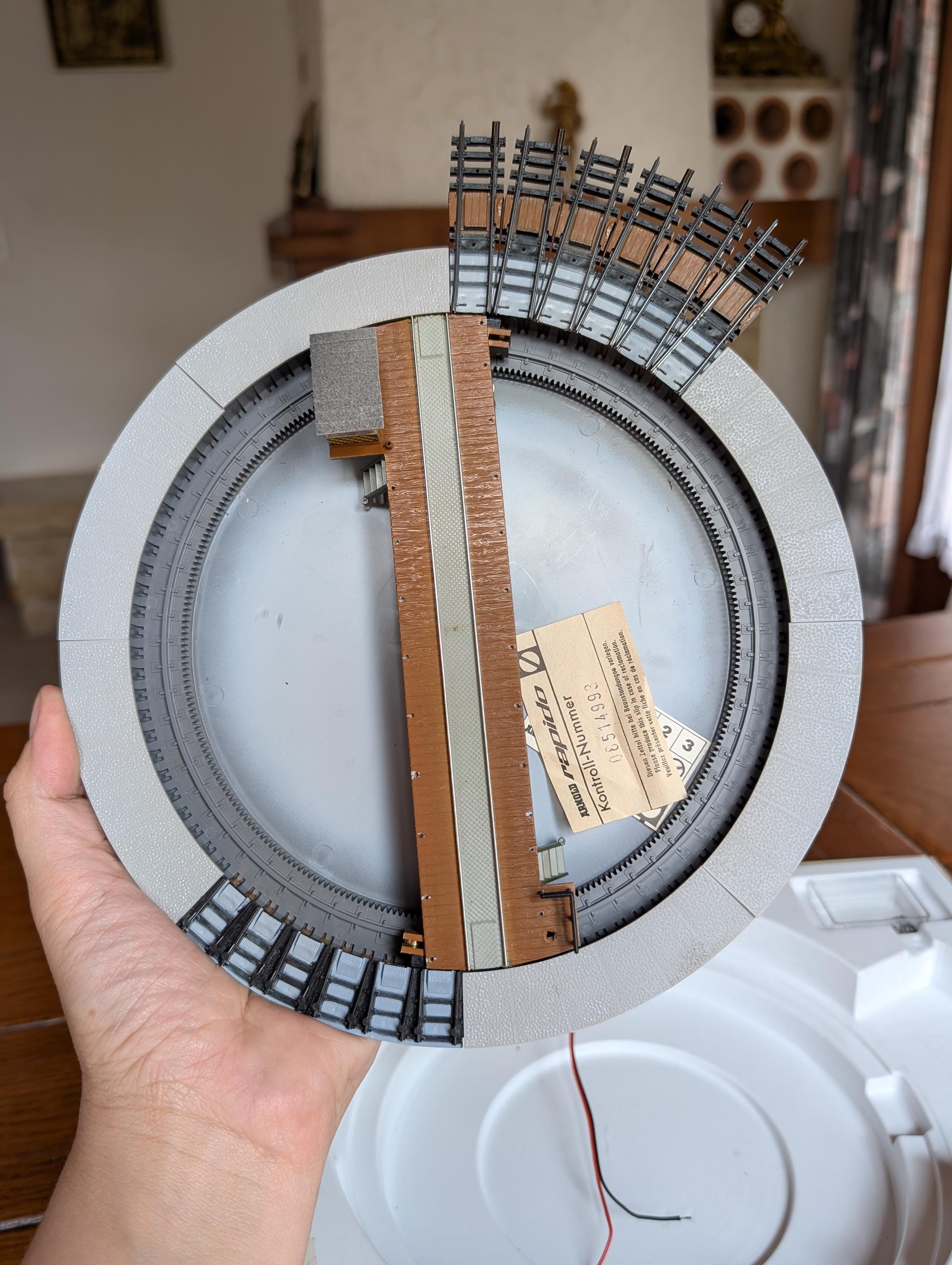 Arnold Rapido 0851 Vintage H0/N Railway Turntable Set for Model