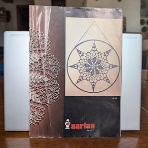 Aarlan Swiss vintage magazine manual crochet tablecloths and home decorations