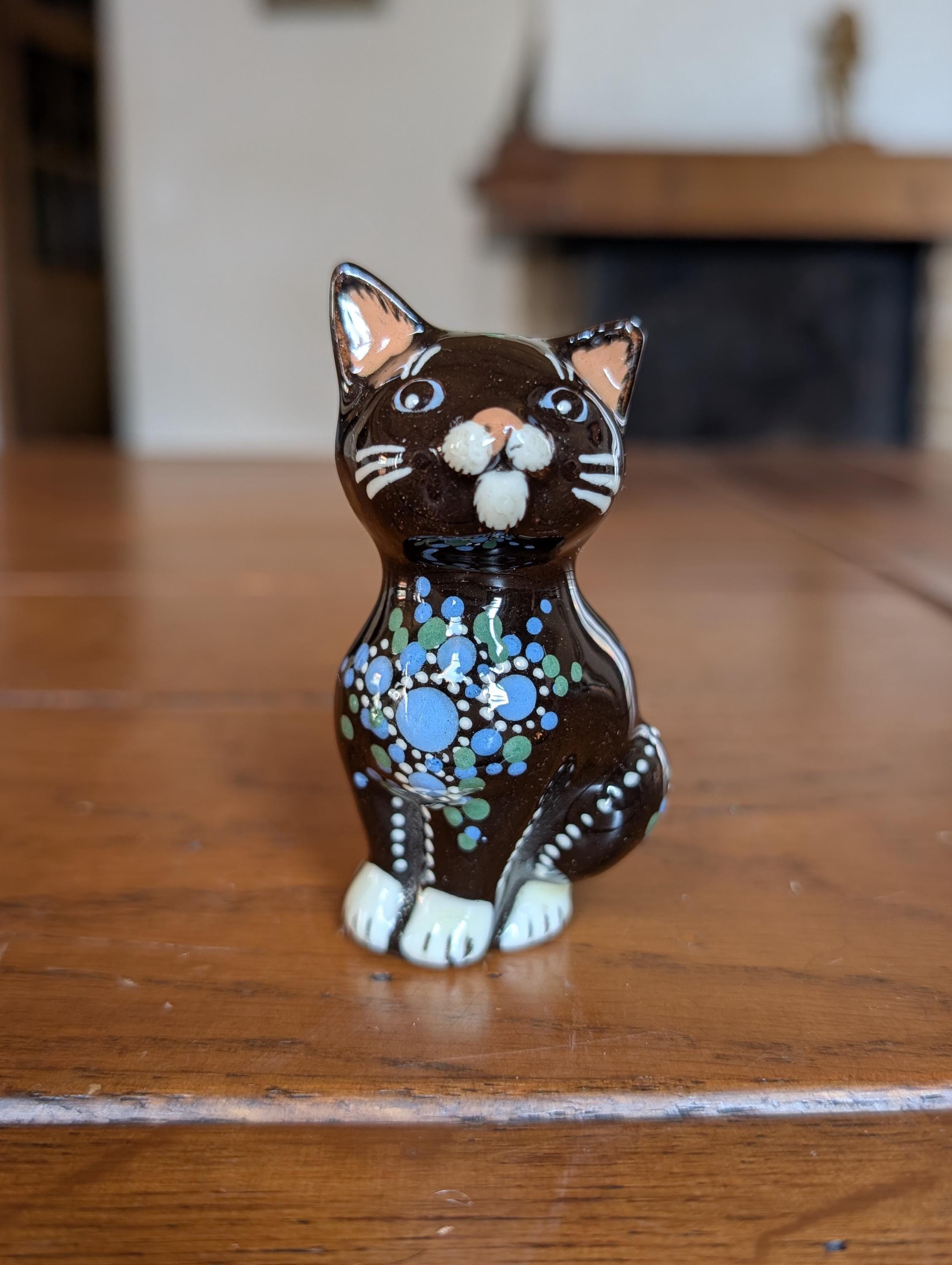 昭和レトロ ねこ柄 陶器トレー NYANNEES 昭和レトロ ねこ柄 陶器トレー
