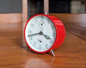 Sveglia Analogica Vintage Con Ticchettio Silenzioso: Orologio Da Scrivania Retro A Batteria Per Comodino E Ufficio