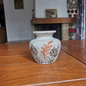 Scheurich 202-13 Vintage ceramic vase fat lava vase in mid century modern style From west Germany