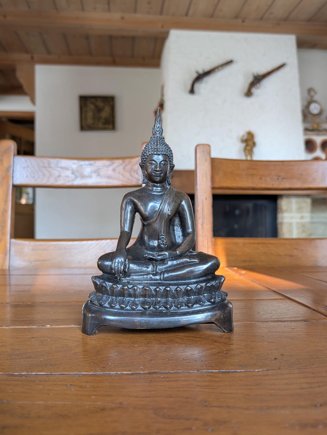 ブロンズ仏像 - 瞑想ポーズ、細部まで精巧に仕上げられています - Etsy