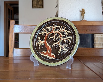 手描きのスイス民芸品木製プレート：壁装飾 - Etsy 日本