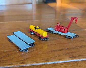 Lone Star N Gauge Die-Cast Wagon Set, England