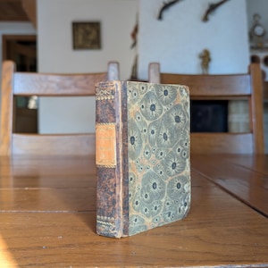 Journey of young Anacharsis antique French book first edition 1834 with hardcover from Stuttgart Germany for collectors of rare literature