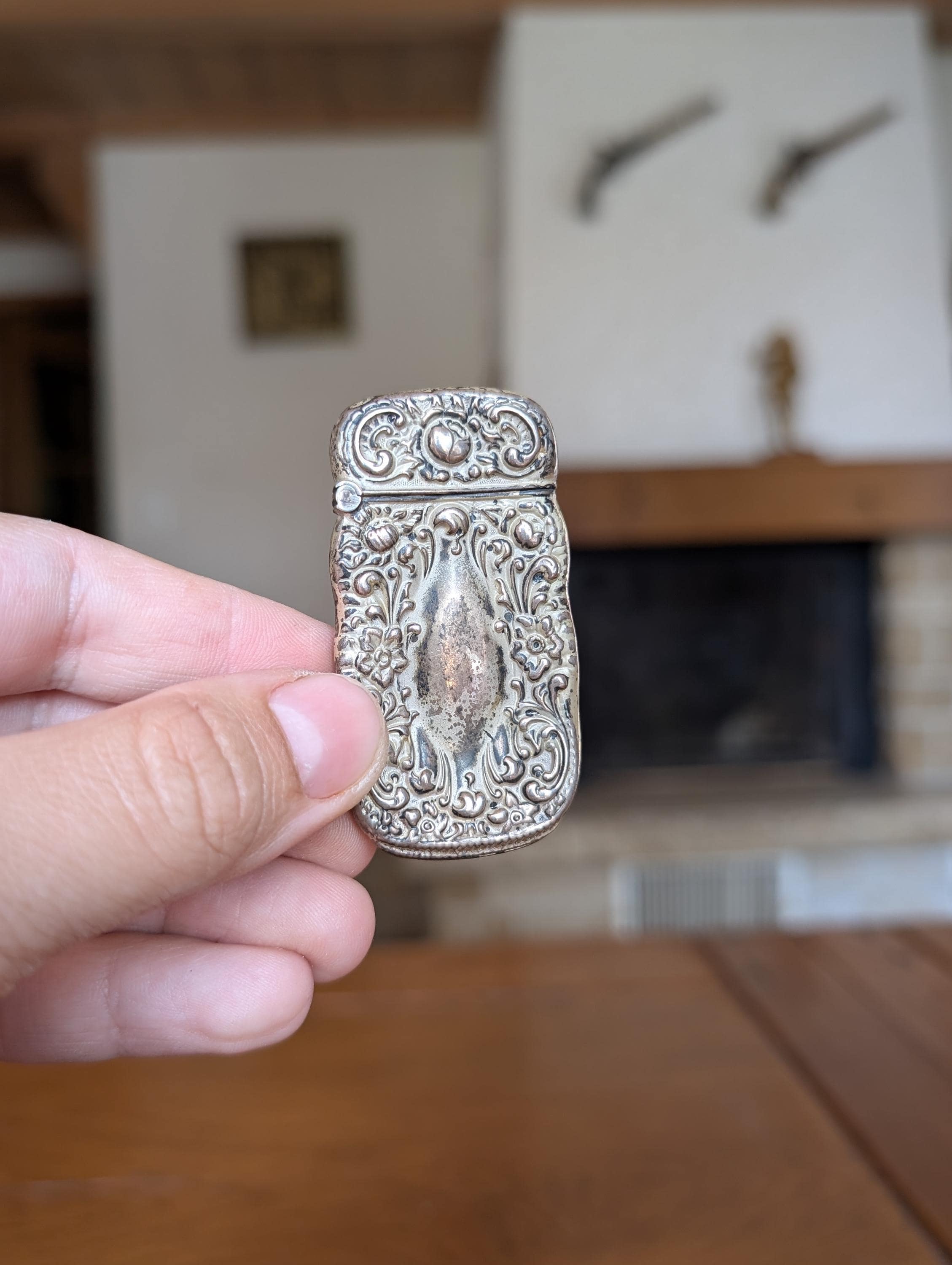 Sterling Silver Matchbox Holder - Etsy