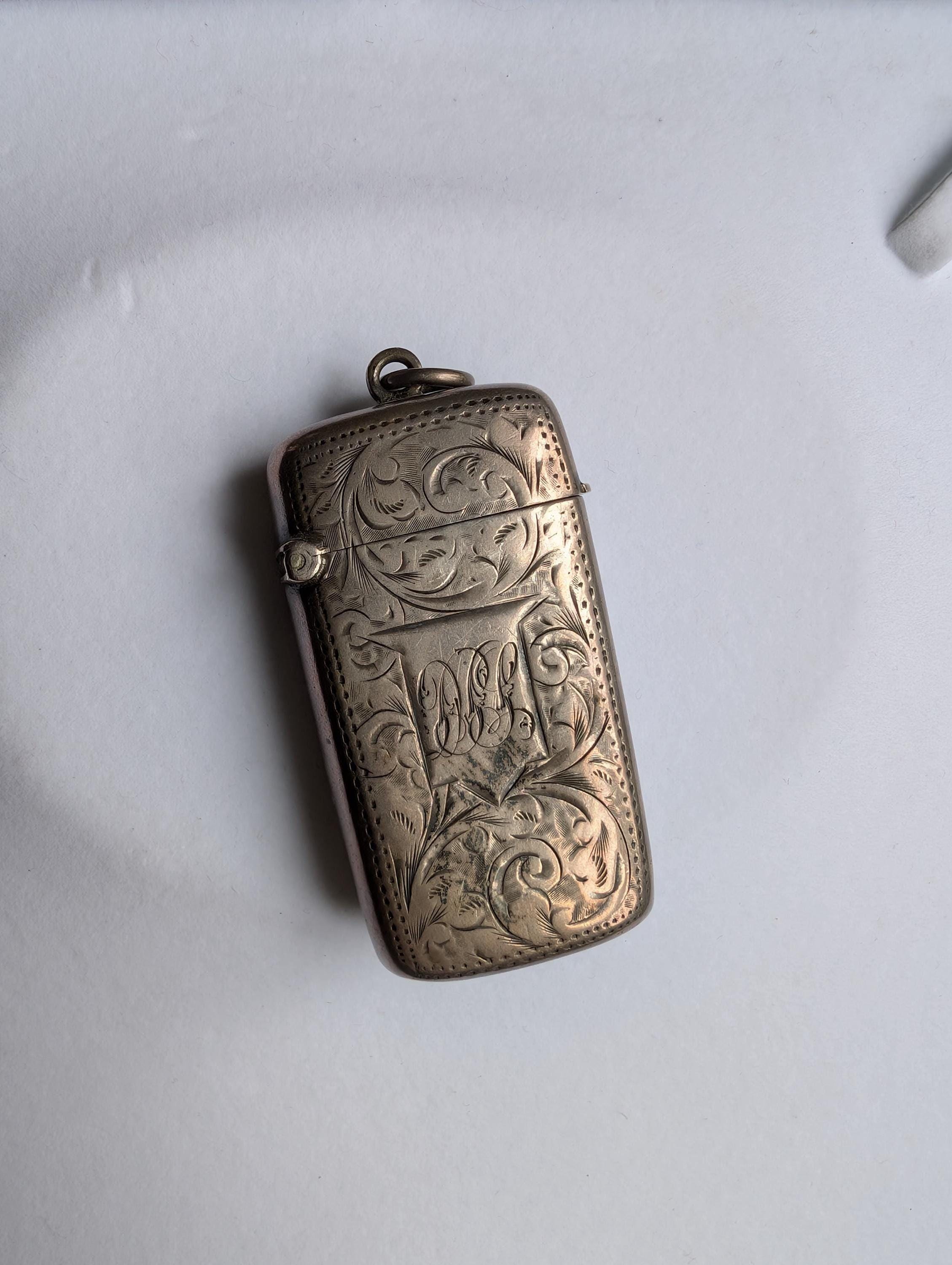 Sterling Silver Matchbook Holder - Etsy