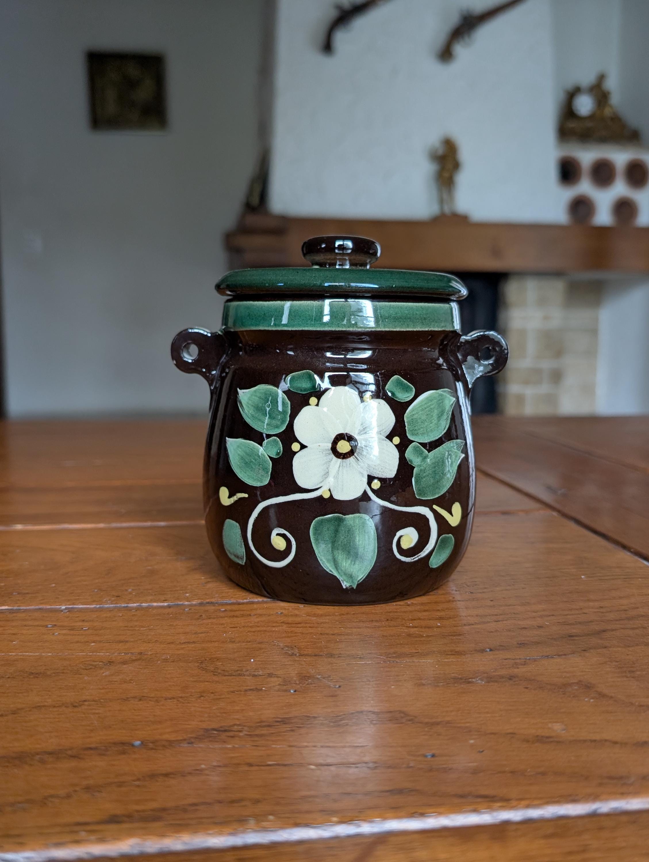 スイス　Schneider工房　ハンドペイント　ヴィンテージ大皿　レアサイズ スイス Schneider工房 ハンドペイント ヴィンテージ大皿 レアサイズ