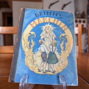 Grimm Brothers German Fairy Tales Old Book by Brothers Grimm collection of fairy tales with illustrations