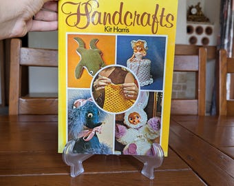 1970s Retro Crafts Book: Kit Harris, Knitting, Toys & Decor