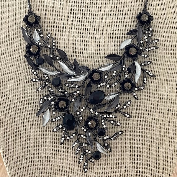 Black Statement Necklace Etsy — free download
