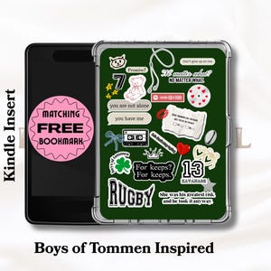 Boys of Tommen Inspired Kindle Insert, Binding 13 Aesthetic Printable, Kindle Clear Case Insert, Digital Download Johnny Kavanagh Decor