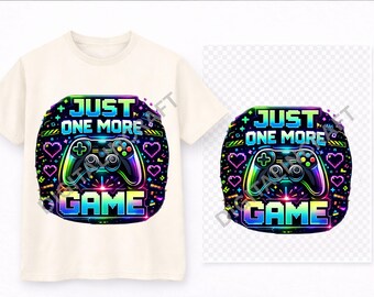 Gaming PNG Design | Funny Gamer Quote Graphic | Controller Shirt Sublimation Digital Download File