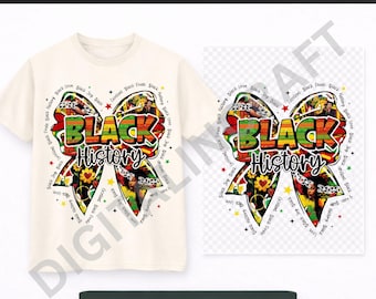 Black History PNG Design | African Heritage Pride Sublimation (Digital Download)